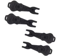 Zhouocea 4 Pcs Acoustic Guitar Bridge Pins Puller, Guitar String Peg Remover Handy String Pin Extractor Guitar Tool Kit Accessories for Strings Change, Guitar Repair and String Replacement