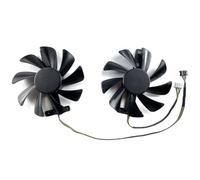 ZHOUQOZ For ELSA for GeForce RTX2070S 2080 2080ti 2080S for ERAZOR Graphics Card Fan Easy to replace(A pair of fans)