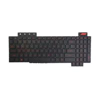 ZHOUQOZ Laptop France FR/Italian/United States US Keyboard For ASUS FX63 FX63V FX63VD FX63VM Black Without Frame With Backlit V170746DK1 Easy to replace(Italian IT)