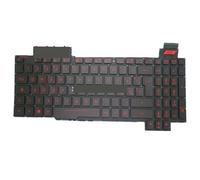 ZHOUQOZ Laptop France FR/Italian/United States US Keyboard For ASUS FX63 FX63V FX63VD FX63VM Black Without Frame With Backlit V170746DK1 Easy to replace(Italian IT)