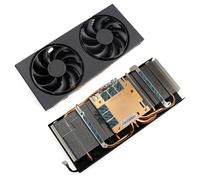 ZHOUQOZ RX6750 GPU Heat sink For POWERCOLOR for AMD Radeon RX 6750 XT Fighter OC Video Card Heatsink Easy to replace