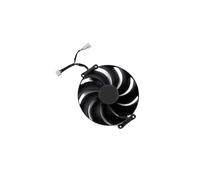 ZHOUQOZ T129215BU RX7700XT 7800XT Fan For PowerColor for Radeon RX 7700 7800 XT 12GB Red Devil OC Graphics Card Replacement Easy to replace(C-Fan)