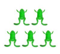 ZHOUSUFEN 5Pcs Artificial Frogs Lures Topwater Floating Lures Baits Simulation Frogs Swimbaits Baits Floating Frogs Soft Baits