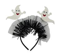 ZHOUSUFEN Cartoon Ghostly Shape Hair Hoop Photoshoots Hair Holder Halloween Cosplay Party Costume Headwear for Children Women