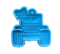 ZHOUSUFEN - Cartoon Silicone School Bus Keychain for Bag Decoration