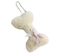 ZHOUSUFEN Creative Plush Bone Brooch Fashionable Personality Badge Trendy Accessory for Fashionable Wear
