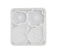 ZHOUSUFEN Silicone Poppys Flower Shape Mould Ornament Mould Convenient Epoxy Resin Mould for Jewelry Enthusiasts
