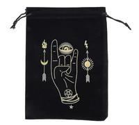ZHOUSUFEN Tarot Storage Bag Board Game Cards Small Drawstring Package Witch Divination Crystal Packing Pouches Jewelry Wrap Bags