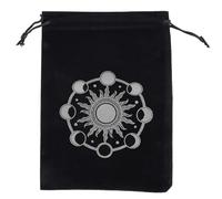 ZHOUSUFEN Tarot Storage Bag Board Game Cards Small Drawstring Package Witch Divination Crystal Packing Pouches Jewelry Wrap Bags