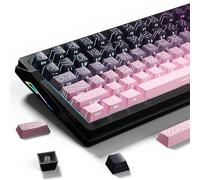 Zhouwang BlackBerry Gradient Side Print Keycaps Set, Double Shot PBT dye Sublimation 135 Keys OEM Contour Line Cool Keycaps for Mechanical Game Keyboards(Keycap only)