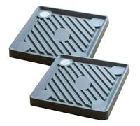 ZHOUXIAO 2 Pack Round Large Plant Caddy Outdoor With Wheels, Heavy Duty Rolling Plant Stand With Casters, Planter Dolly for Outdoor Indoor Flower Pot Roller Base Plants Movers 14.5inch