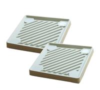 ZHOUXIAO 2 Pack Round Large Plant Caddy Outdoor With Wheels, Heavy Duty Rolling Plant Stand With Casters, Planter Dolly for Outdoor Indoor Flower Pot Roller Base Plants Movers 11inch