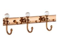 ZHOUXIAO Coat Rack Wall Mounted with Hooks, Modern Heavy Duty Coat Hook Rail, Robe and Towel Hooks Rack for Bathroom, Entryway, Mudroom, Hats 5Hook