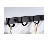 ZHOUXIAO Vintage Metal Coat Rack Wall Mounted with Hooks, Antique Heavy Duty Coat Hook Rail, Hat Robe and Towel Hooks Rack for Bathroom, Entryway, Mudroom 7hook