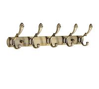 ZHOUXIAO Wall Mounted Metal Coat Rack, Vintage Heavy Duty Wall Hooks For Hanging Coats, Clothes, Hats And Bags, Coat Hooks For Wall Bronze