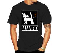zhouxiaojian VTG 1989 Mambo Triple ONE Dog Fart T Shirt Loud Advance Skate Beach Navy Black 3XL Black XL