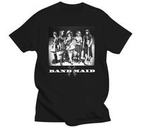 zhouxiaojian XAV Band-Maid Mens.menpopular Short Sleeve T-Shirt Black3XL Black XXL