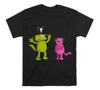 zhouxiaojian XINFUN Roobarb and Custard Cool T-Shirt Gift T Shirt Men Tshirt Black L Black L