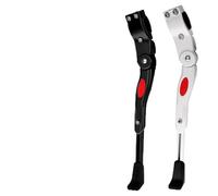 ZHOUXYFDC Bike Kickstand 1pcs Adjustable Aluminium Alloy Bicycle Kickstand Bike Stand Bicycle Side Support Kickstand Vehicle Bicycle Side Footrest(White)