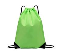 ZHOUXYFDC Drawstring Bags 12Pcs Drawstring Backpack Waterproof Sack Nylon Bag Ditty Bag For Sports Gym Traveling Swimming Beach Shopping Hiking(Green)