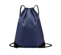 ZHOUXYFDC Drawstring Bags 12Pcs Drawstring Backpack Waterproof Sack Nylon Bag Ditty Bag For Sports Gym Traveling Swimming Beach Shopping Hiking(DEEP BLUE)