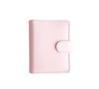 ZHOUXYFDC Loose-Leaf Handbook 3 Ring Mini Loose-leaf Hand Book Portable Notebook Card Book Storage Binder Supplies(Shell only)