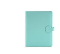 ZHOUXYFDC Loose-Leaf Handbook A6 A5 6 Holes Matte Skin Feel Loose-leaf Notebook PU Case Diary Hand Book Cover PU Cover(Blue)