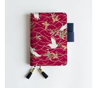 ZHOUXYFDC Loose-Leaf Handbook Standard A5 Diary Notebook Supplies Vintage Daily Weekly Planner Organizer Agenda Journal(Crane A6,With Grid Book)