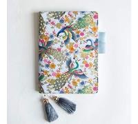 ZHOUXYFDC Loose-Leaf Handbook Standard A5 Diary Notebook Supplies Vintage Daily Weekly Planner Organizer Agenda Journal(Peacock A5,With Planner Book)