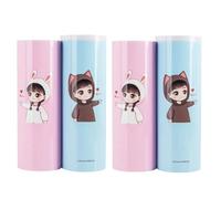 ZHOUXYFDC Multi-Function Pencil Case Pencil Case Simple School Supplies Stationery Pencilcase Student Stylish Pen Case Learning Tools Calculator(Transmit Love)