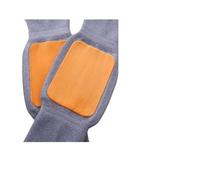 ZHOUXYFDC Protective Knee Pads 2PCS Winter Warm Wool Cashmere Leg Warmers Sleeves Thick Fleece Lined Knee Pads Brace Support Guard Protector Long Thermal Wraps(Medium Gray-Velvet,L)