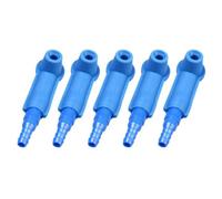ZHOUYQX 5Pieces Brake Fluid Bleeder Kits Auto Adapter Suitable for Efficient Brake Fluid Replacement With Leakproof Design Blue