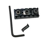 ZHOUYQX Guitar Nut Alloy Guitar String Locking Nut with Mounting Screw & Wrench for Roses Electric Guitar Black