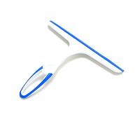 zhouzhouji Mini Glass Window Soap Cleaner Wiper Squeegee Home Car Blade Bathroom Mirror Shower (blue)