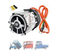 ZHOZHUT 1500W Electric Tricycle Differential Motor 48V 60V 72V Permanent Magnet Brushless Drive 3200RPM 3900RPM 16-Tooth Shaft for Go Kart Trike ATV Quad Buggy Four Wheeler DIY,1500W60V,3200RPM