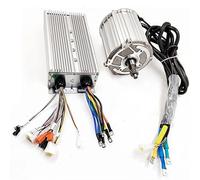 ZHOZHUT 2000W Electric Tricycle Rickshaw Motor Kit 60V / 72V Electric Tricycle Permanent Magnet Synchronous Motor With 9-Hole Waterproof Plug Controller, 5 Hole 16 Gear Motor,2000W,60V