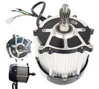 ZHOZHUT 3300RPM Electric Tricycle Motor 500W-1800W Permanent Magnet Brushless Differential Motor 48V / 60V / 72V Electric Tricycle Rickshaw Motor, 16-Tooth Motor For DIY Electric Bicycles,1200W,48V