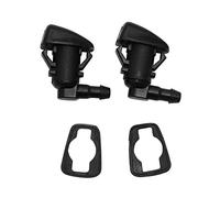 ZHParty 2 Pcs Front Windshield Washer Nozzle Wiper Spray Jet Kit fit for 11-17 Jeep Grand Cherokee WK2, 11-14 Dodge Grand Caravan, 11-18 Dogde Durango - Replace OEM# 68269108AA, 55372143AB, 68260443AA