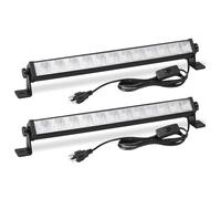 ZHPINGMX 2 Pack 24W LED Shop Light, Plug in Garage Light with 6.5FT Cord and On/Off Switch, 6000K 5400LM Work Shop Lighting for Garage Workshop Warehouse Factory Yard