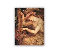 ZHPLIX Dante Gabriel Rossetti Art Prints Reproductions Of Famous Paintings giclee Canvas Prints A Sea Spell Canvas Wall Art Picture For Living Room 80x104cm Frameless