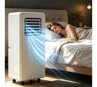 ZHPPED Freestanding Air Conditioner, Powerful Air Conditioning Unit 12,000 BTU/18,000 | Air Conditioner Without Outdoor Unit, Noise-Reducing, On Casters, With Remote Control for the Office 18000BTU