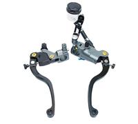 ZHQDRCY Grips Clutch Brake For Nanja 22 Mm Handle 17.5 RCS 19 RCS Radial Mounting Brake Clutch Master Cylinder Perch Clutch(19RCS Titanium 1pair)
