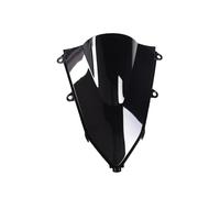 ZHQDRCY Motorbike Windshield Deflectors Wind Screen Deflector For Cbr650r For Cbr 650r 400r For Cbr650 For R For Cbr400r Double Bubble Windshield Windscreen(Black)