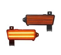 ZHQDRCY Turn Signal Light Lamp For Chevy For Chevelle For Malibu For El For Camino 1970 Car LED Front Side Marker Turn Signal Lights Fender(Amber Lens Amber)