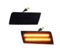 ZHQDRCY Turn Signal Light Lamp For Chrysler For 300 For 300C 2005-2010 Front Bumper Turn Signal Light Side Marker Parking Lights Assembly(Smoked Lens Amber)