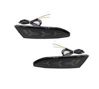 ZHQDRCY Turn Signal Light Lamp For Focus 3 For Sedan For Hatchback 2011-2014 Rear Bumper Reflector Lights Tail Rear Fog Lamps Brake Blink Turn(Smoked Lens)