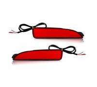 ZHQDRCY Turn Signal Light Lamp For Mazda 3 5 6 LED Bumper Reflector Lights Tail Brake Rear Fog Lamps Sequential Flash Turn Signal Ligh(Red Lens)