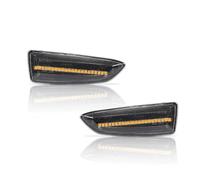 ZHQDRCY Turn Signal Light Lamp For Opel For Astra J For Astra J K For Zafira C For Insignia B For Grandland X Led Side Marker Turn Signal Light(Clean lens Amber)