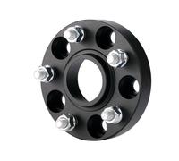 ZHQDRCY Wheel Spacer Adapter For Q5 PCD 5X112 CB 66.6 M14X1.5 2 Piece Forged Aluminum Black Wheel Spacers Hub Adapter Hub Centric Wheel Spacers(25mm 2PC)