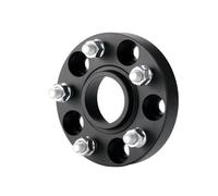 ZHQDRCY Wheel Spacer Adapter For Ssangyong For Rexton For Rodius For Kyron For Musso 1 Pcs Wheel Spacers Adapters 5x130 CB 84.1mm M14x1.5 Hub Centric Wheel Spacers(Black 25mm 1PC)